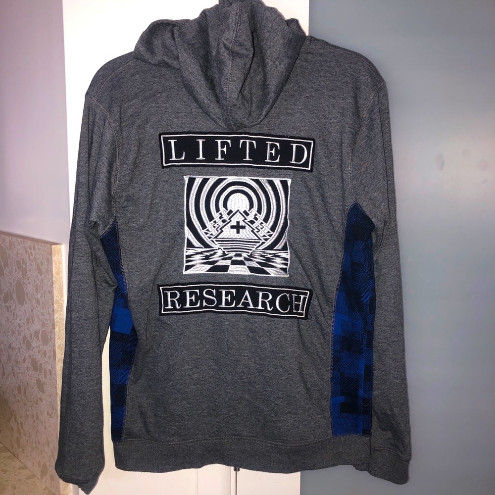 LRG Lifted Research embroidered hooded jacket Youth XL